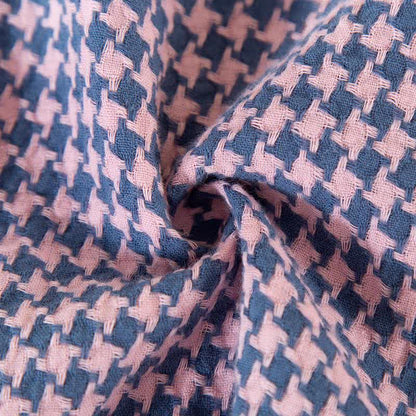 Camicia da notte in garza di cotone naturale pied de poule - image 10