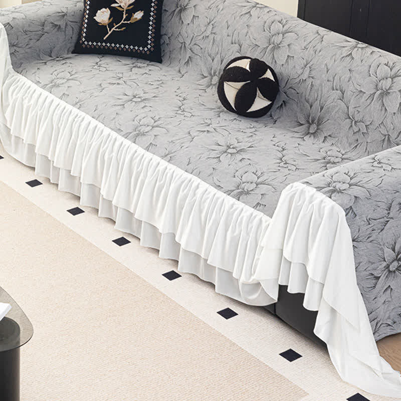 Protezione per divano Chenille Lily Ruffle - image 3