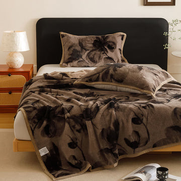 Coperta calda floreale Ink - image 0