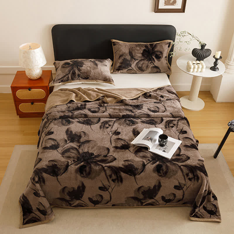 Coperta calda floreale Ink - image 1