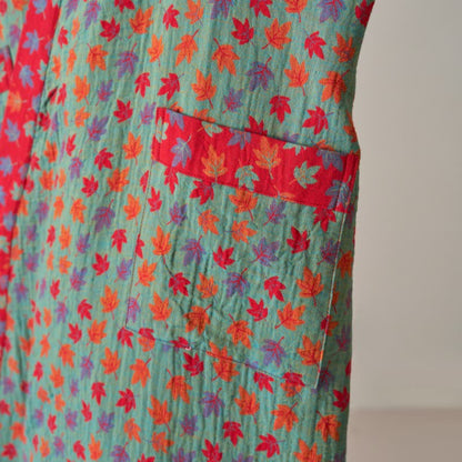 Kimono in cotone biologico con foglia d'acero - image 21