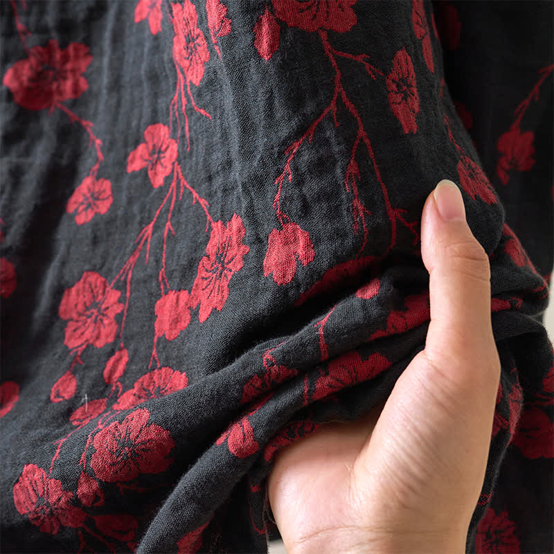 Kimono in cotone biologico Plum Blossom - image 23
