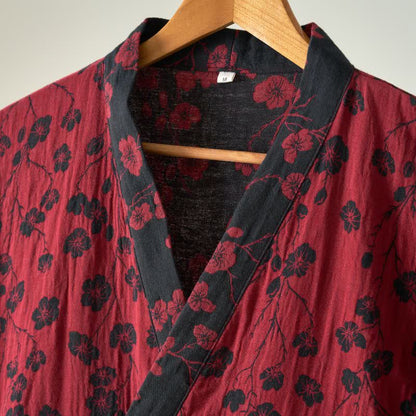 Kimono in cotone biologico Plum Blossom - image 6