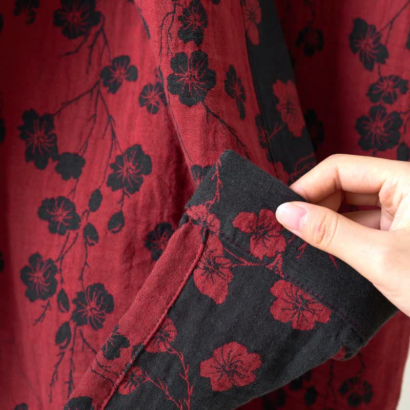 Kimono in cotone biologico Plum Blossom - image 12