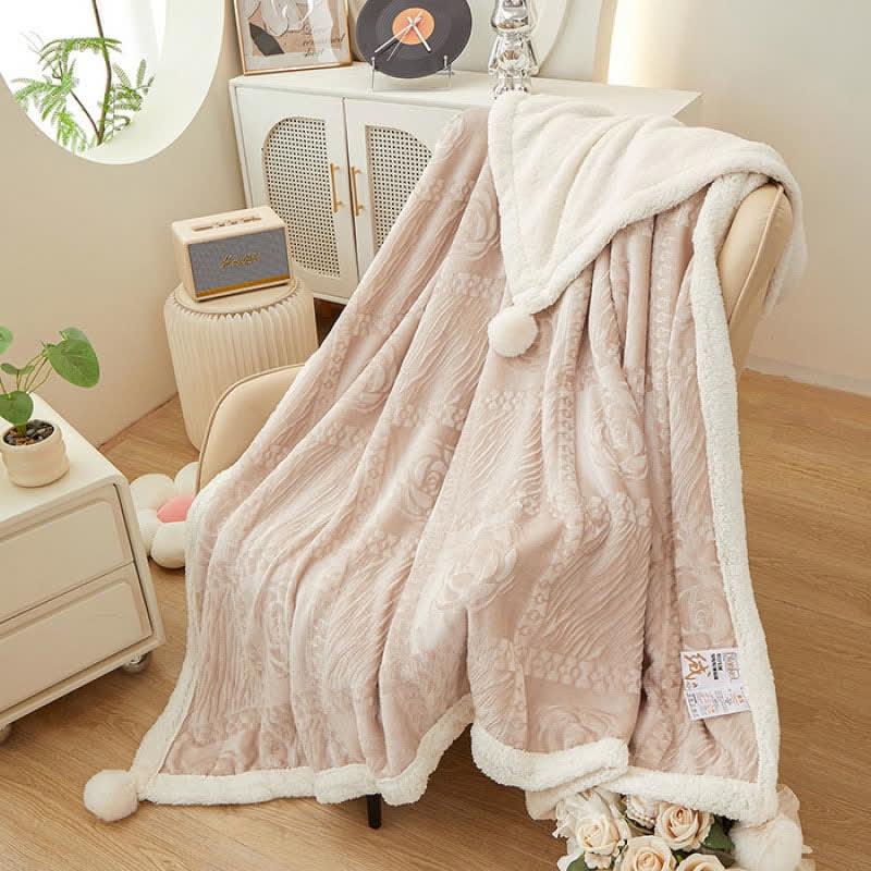 Coperta calda con texture Camellia - image 17