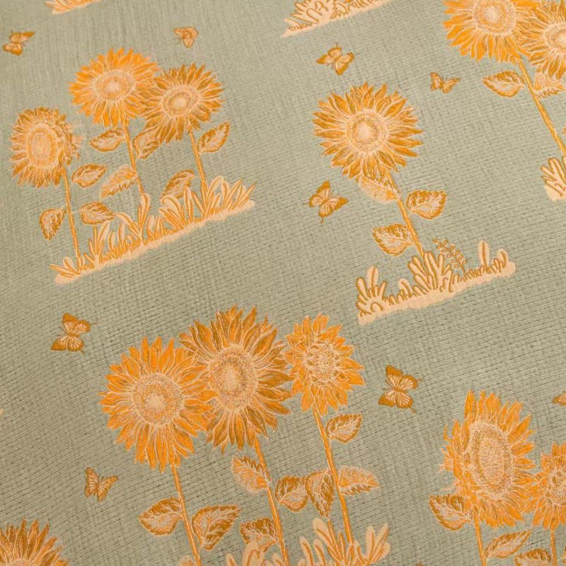 Set di biancheria da letto reversibile in garza di cotone girasole (4 pezzi) - image 8