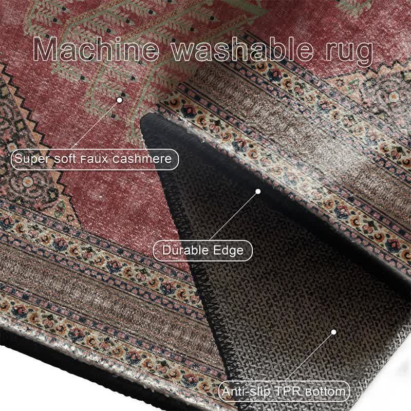 Tappeto persiano bohémien morbido e antiscivolo - image 6