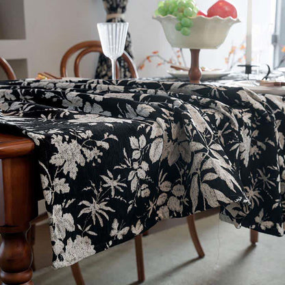 Tovaglia jacquard floreale in stile pastorale - image 6
