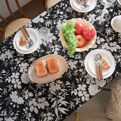 Tovaglia jacquard floreale in stile pastorale - image 4