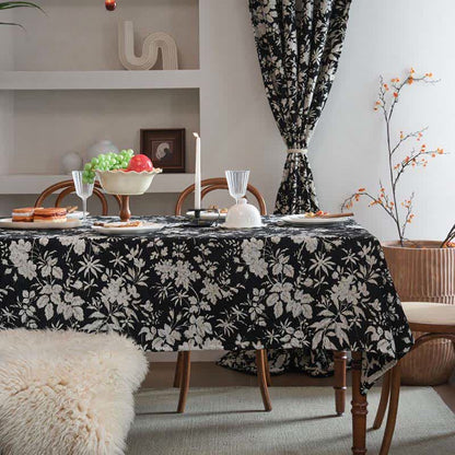 Tovaglia jacquard floreale in stile pastorale - image 2