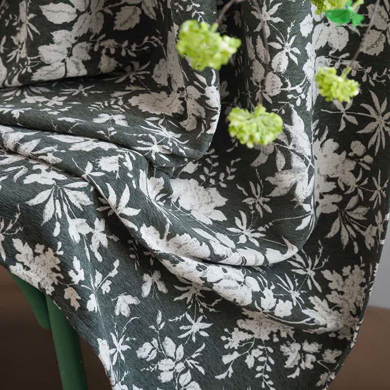 Tenda jacquard floreale in stile pastorale - image 11