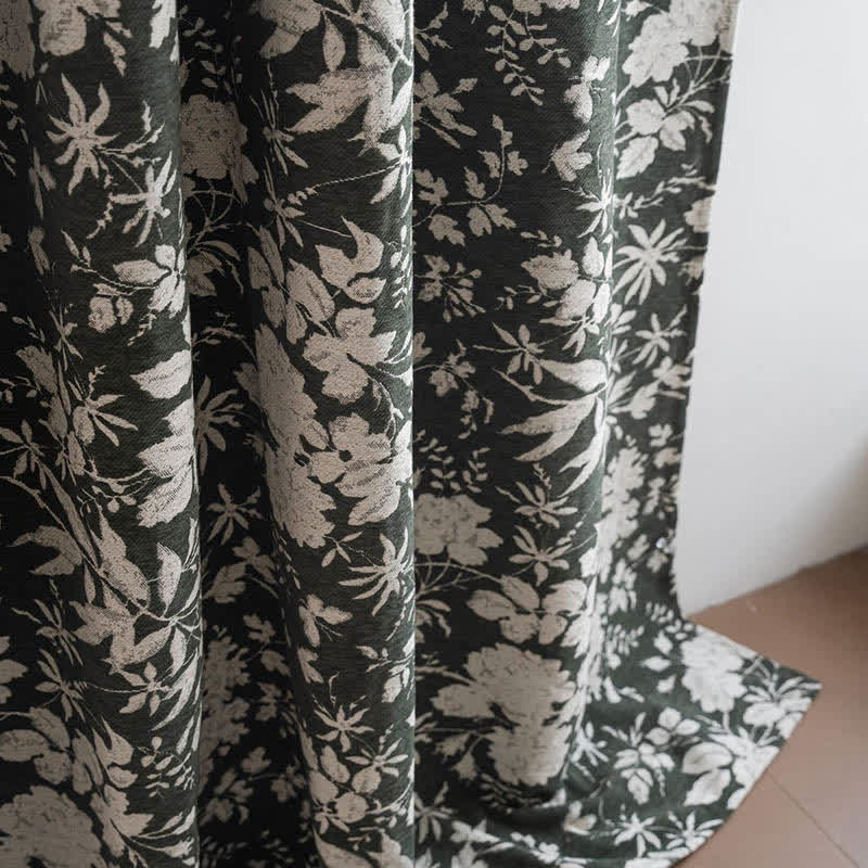 Tenda jacquard floreale in stile pastorale - image 8