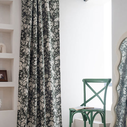 Tenda jacquard floreale in stile pastorale - image 5