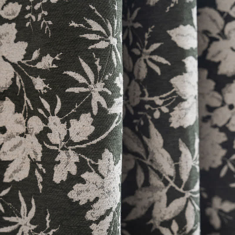 Tenda jacquard floreale in stile pastorale - image 10