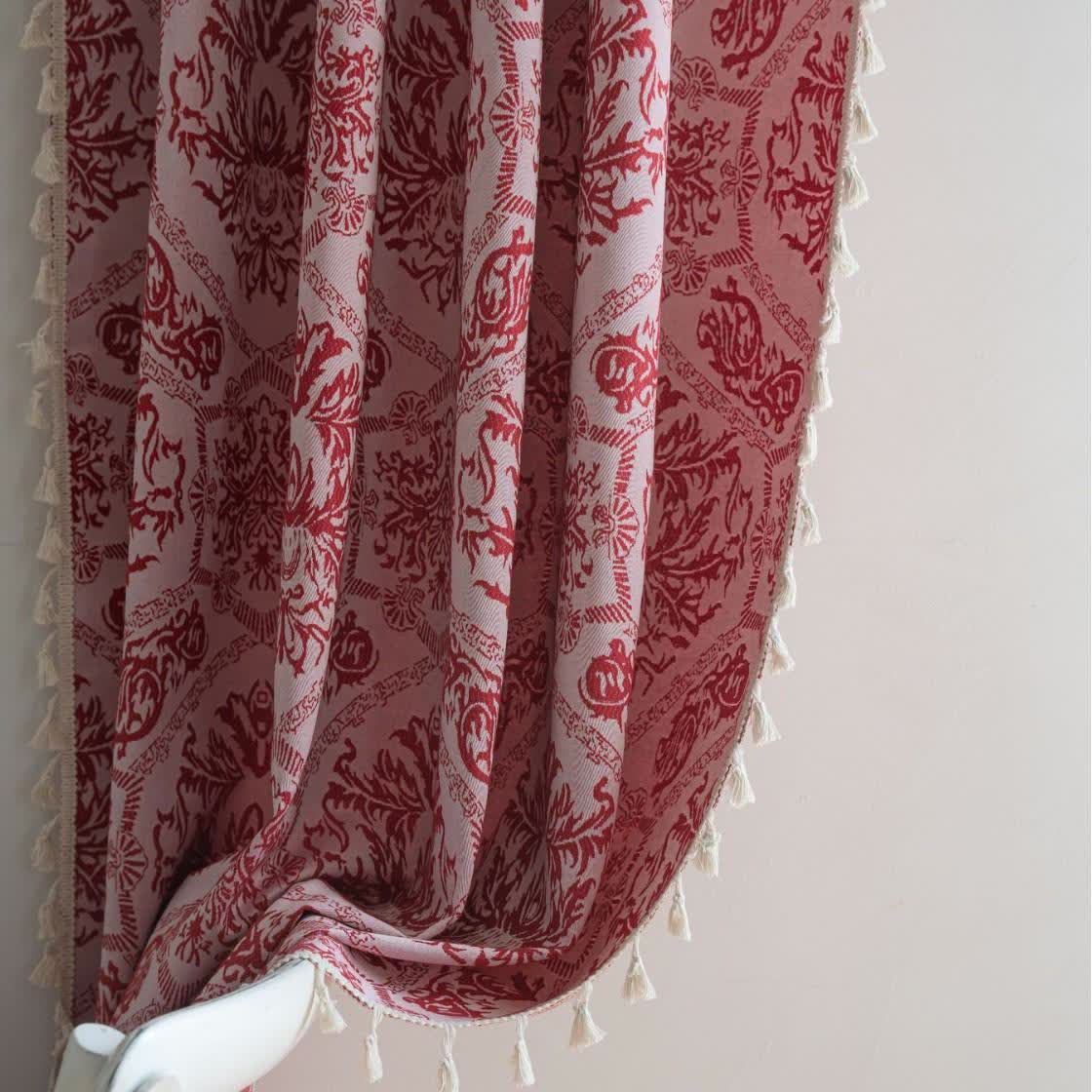 Tenda jacquard con motivo retrò in stile etnico - image 4