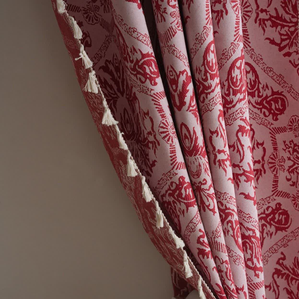 Tenda jacquard con motivo retrò in stile etnico - image 3