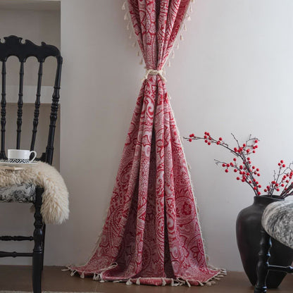 Tenda jacquard con motivo paisley in stile etnico - image 1
