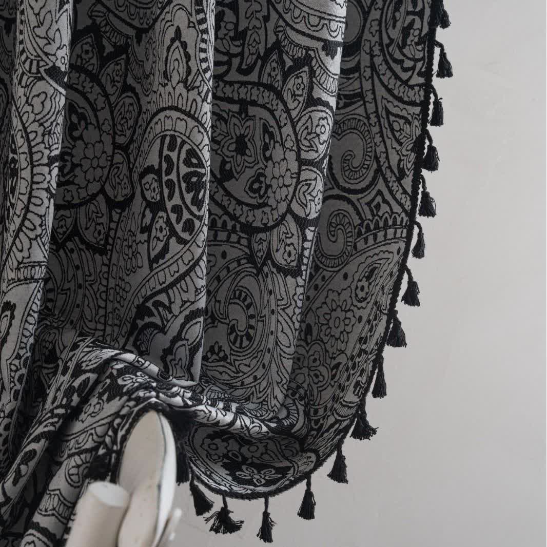 Tenda jacquard con motivo paisley in stile etnico - image 9