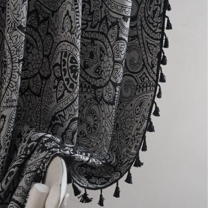 Tenda jacquard con motivo paisley in stile etnico - image 9
