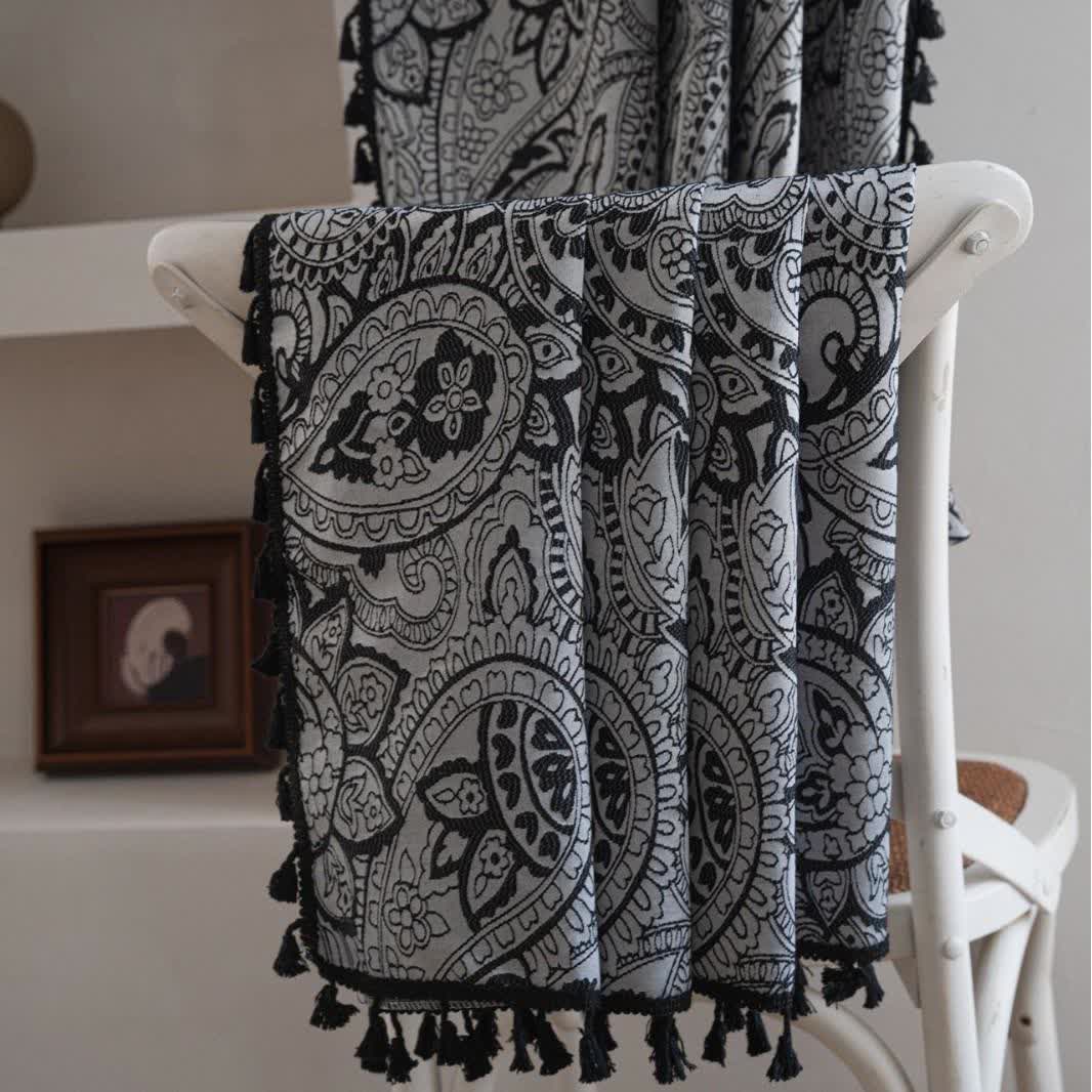Tenda jacquard con motivo paisley in stile etnico - image 8
