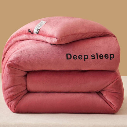 Coperta calda e soffice con stampa a lettere - Rosa - Matrimoniale Grande - image 12