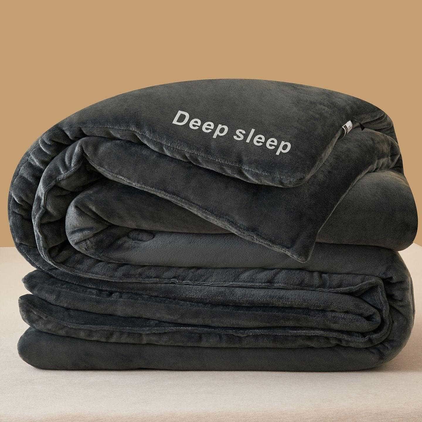 Coperta calda e soffice con stampa a lettere - image 9