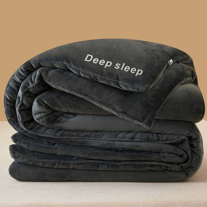 Coperta calda e soffice con stampa a lettere - image 9