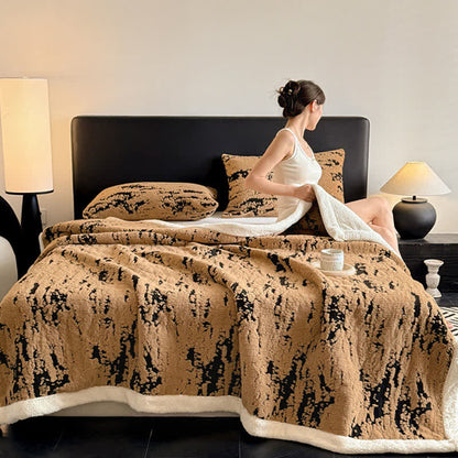 Coperta artistica in sherpa sfumato - image 1