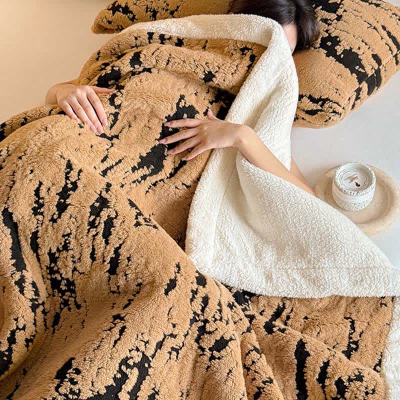 Coperta artistica in sherpa sfumato - image 4