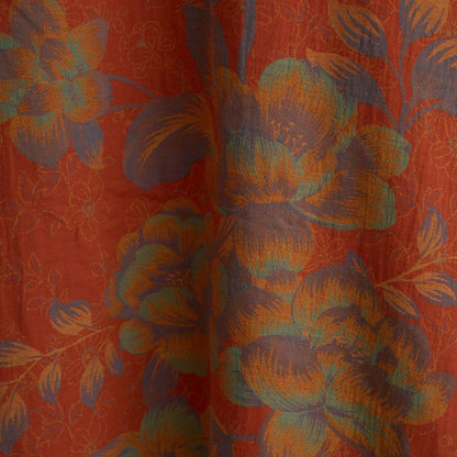 Camicia da notte vintage in garza di cotone con fiori di pesco - image 11