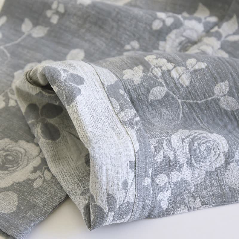 Completo da notte in cotone naturale Grey Rose - image 8