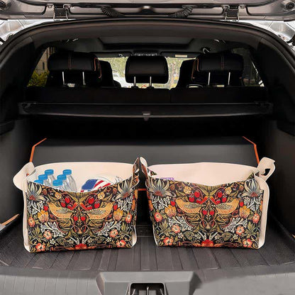 Contenitore portaoggetti staccabile in stile William Morris - 2 pezzi - 9"L x 13"L x 9"A - image 0