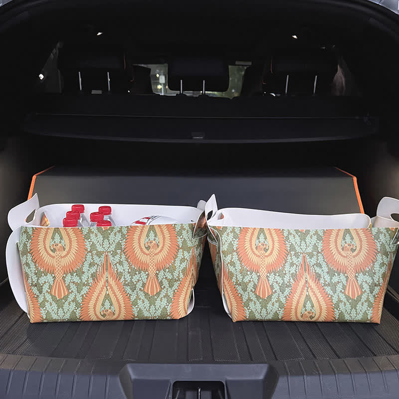 Contenitore portaoggetti impermeabile in pelle Phoenix - 2 pezzi - 9"L x 13"L x 9"A - image 0