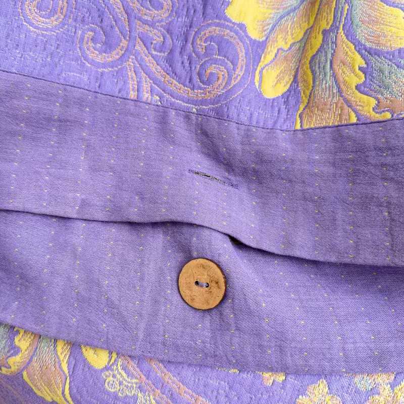 Lussuoso set di biancheria da letto in garza di cotone con motivo peonia (4 pezzi) - image 7