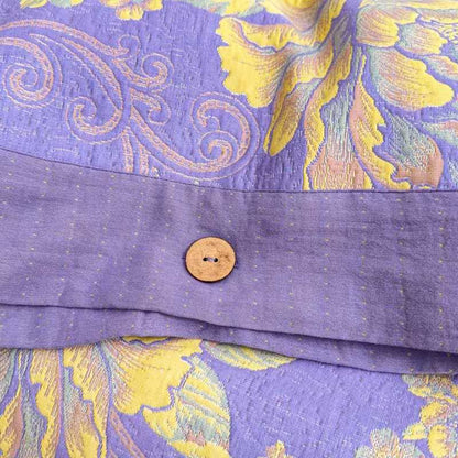 Lussuoso set di biancheria da letto in garza di cotone con motivo peonia (4 pezzi) - image 6