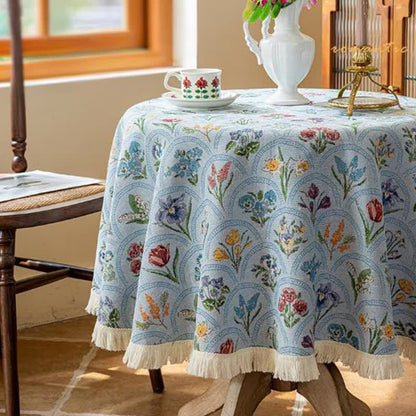 Tovaglia con nappa e bouquet in fiore vintage - image 12