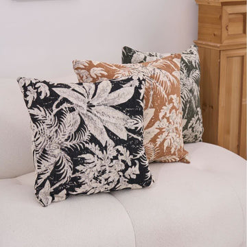 Cuscino decorativo con foglie di isola tropicale - image 0