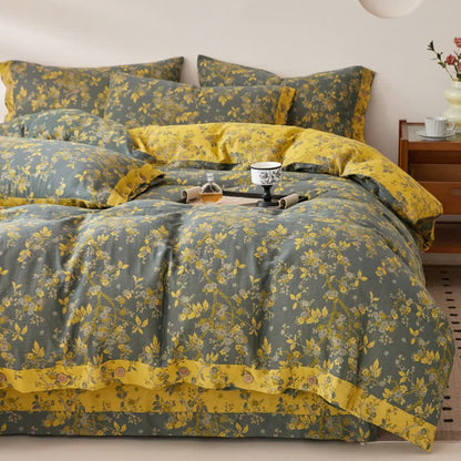 Biancheria da letto in garza di cotone jacquard Plum Blossom - Set di biancheria da letto - Matrimoniale Grande - image 0