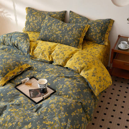 Biancheria da letto in garza di cotone jacquard Plum Blossom - image 2