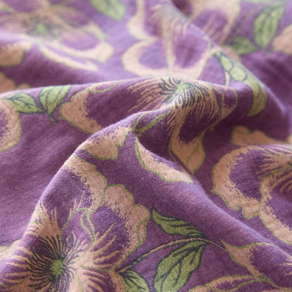 Biancheria da letto in garza di cotone jacquard con fiori di pesco - image 5