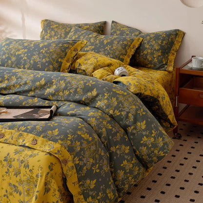 Biancheria da letto in garza di cotone jacquard Plum Blossom - image 3