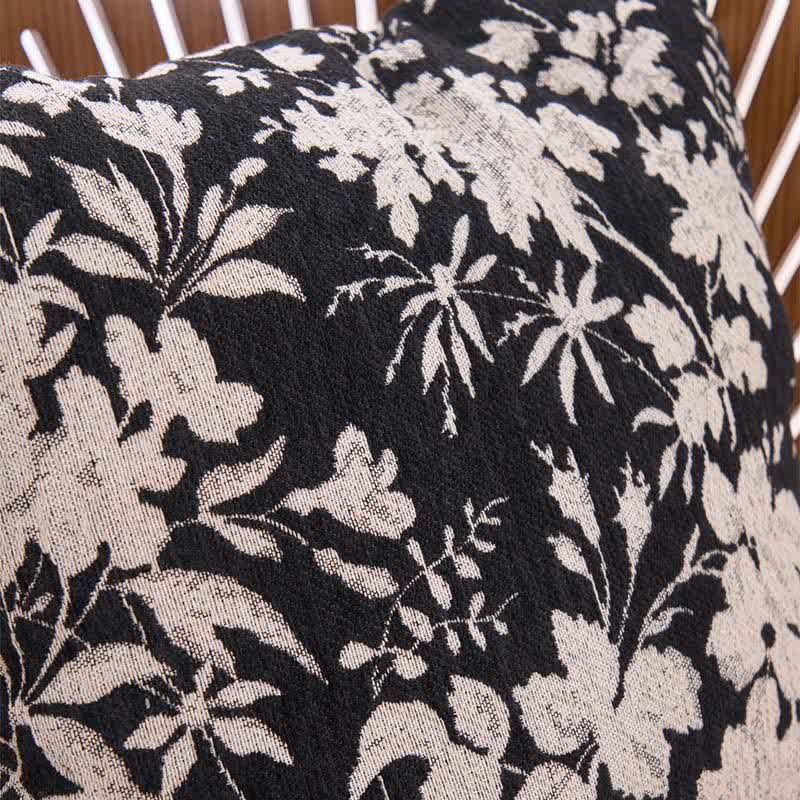Cuscino decorativo con foglie floreali e inserto - image 6