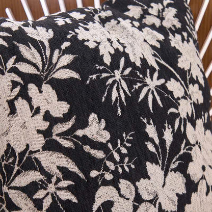 Cuscino decorativo con foglie floreali e inserto - image 6