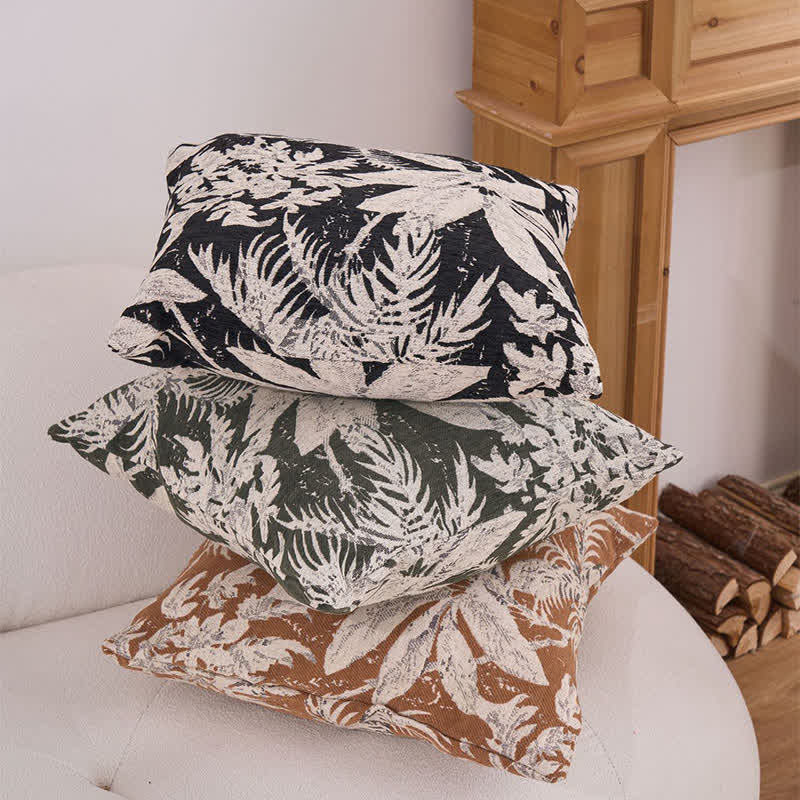Cuscino decorativo con foglie di isola tropicale - image 3
