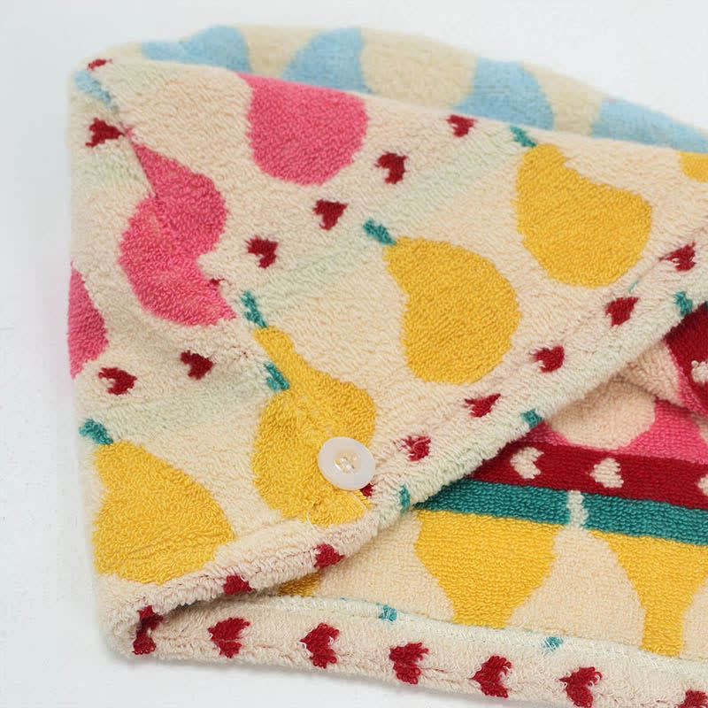 Asciugamano per capelli in cotone Rural Pear - image 5