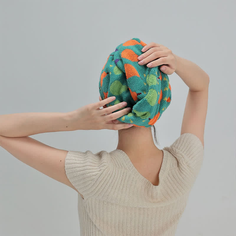 Asciugamano per capelli in cotone Rural Pear - image 8