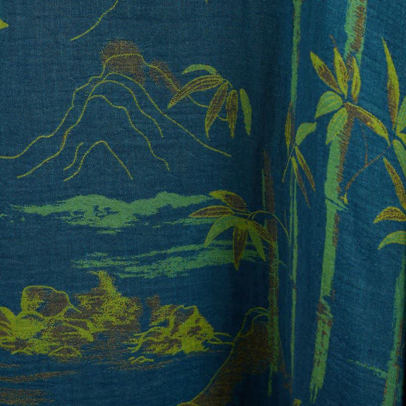 Pigiama in cotone con nappe orientali in bambù - image 6