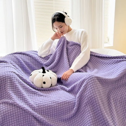 Coperta calda in jacquard a pois - image 6
