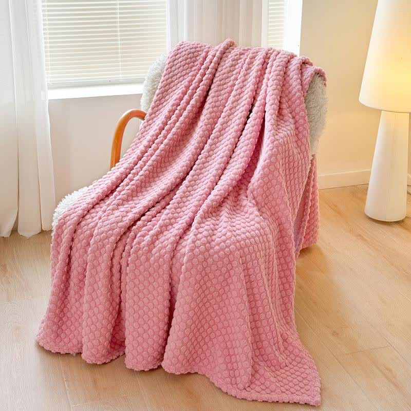 Coperta calda in jacquard a pois - image 11