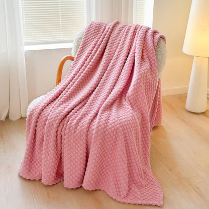 Coperta calda in jacquard a pois - image 11